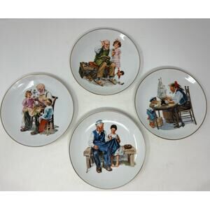 Norman Rockwell's Cobbler Toy Maker For A Good Boy Lighthouse Keeper's Daughter